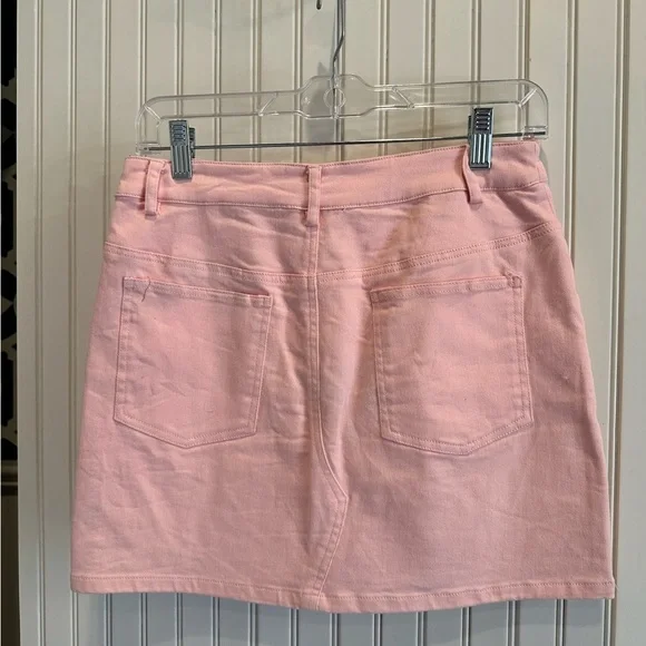 The Impeccable Pig Light Pink Mini Skirt - Picture 2 of 3